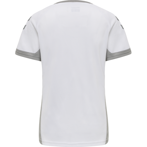 hmlLEAD WOMENS S/S POLY JERSEY, WHITE, packshot
