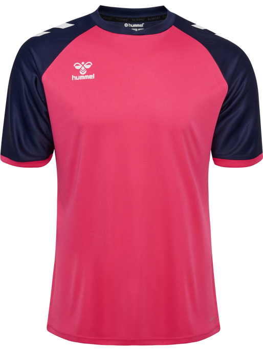 hmlMATCH LEAGUE JERSEY S/S, RASPBERRY SORBET/MARINE hmlMATCH LEAGUE JERSEY S/S, RASPBERRY SORBET/MARINE, packshot