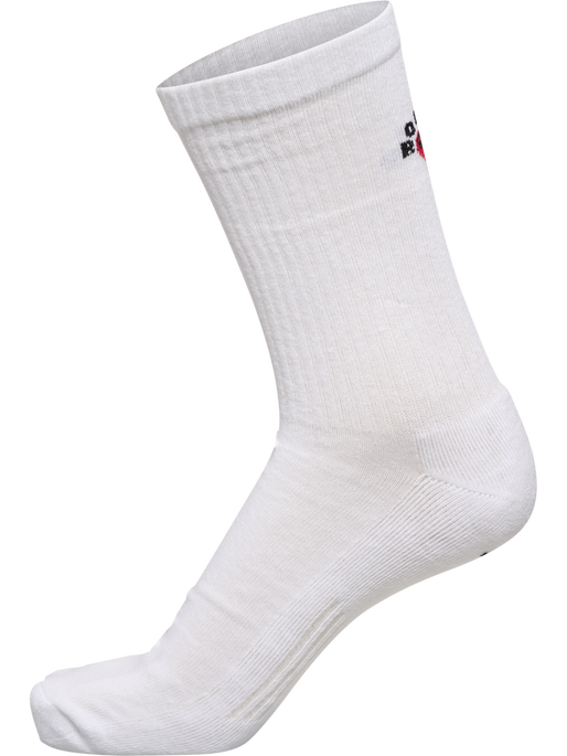 hmlROLIGAN 2-PACK SOCKS, WHITE, packshot