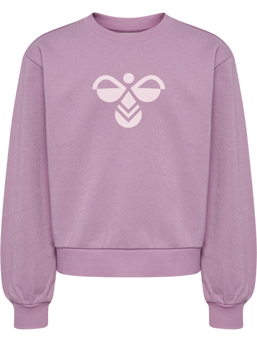 hmlJR MUSSE SWEATSHIRT, LAVENDER MIST hmlJR MUSSE SWEATSHIRT, LAVENDER MIST, packshot