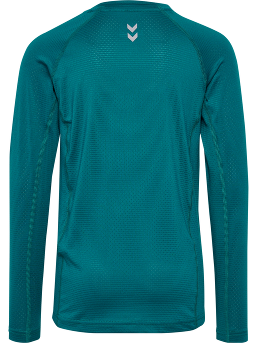 hmlGG12 TRAINING TEE L/S KIDS, DEEP LAGOON, packshot