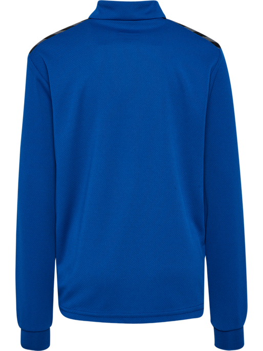 hmlAUTHENTIC HALF ZIP SWEAT KIDS, TRUE BLUE, packshot
