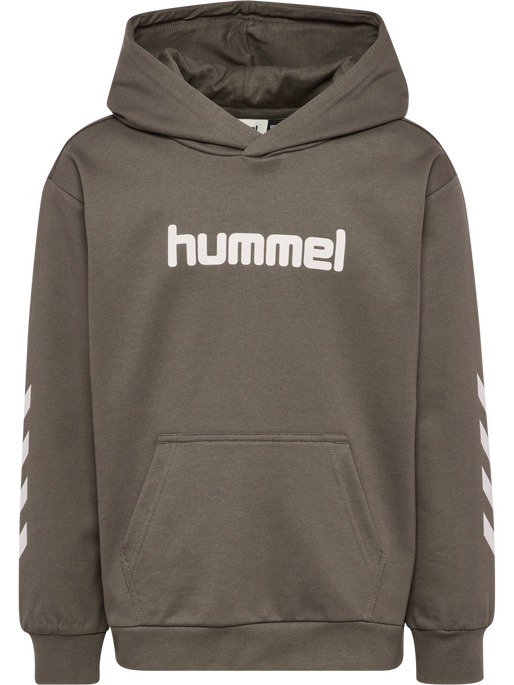 hmlJR LOGO HOODIE, DARK NIGHT hmlJR LOGO HOODIE, DARK NIGHT, packshot