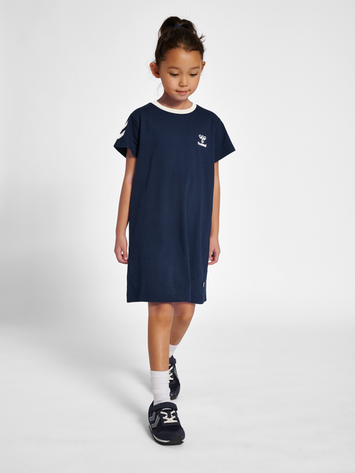 hummel MILLE T SHIRT DRESS S S BLACK IRIS hummel