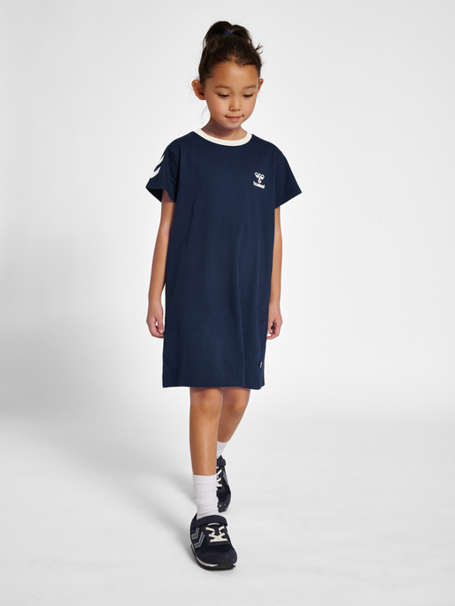 hummel MILLE T-SHIRT DRESS S/S - BLACK IRIS