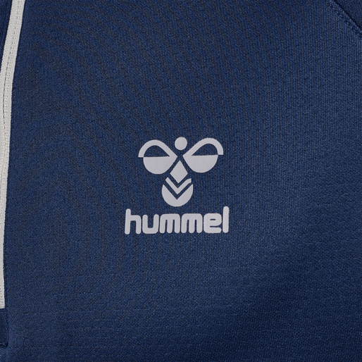 hmlGG12 ACTION HALF ZIP SWEAT, MARINE/ALLOY, packshot