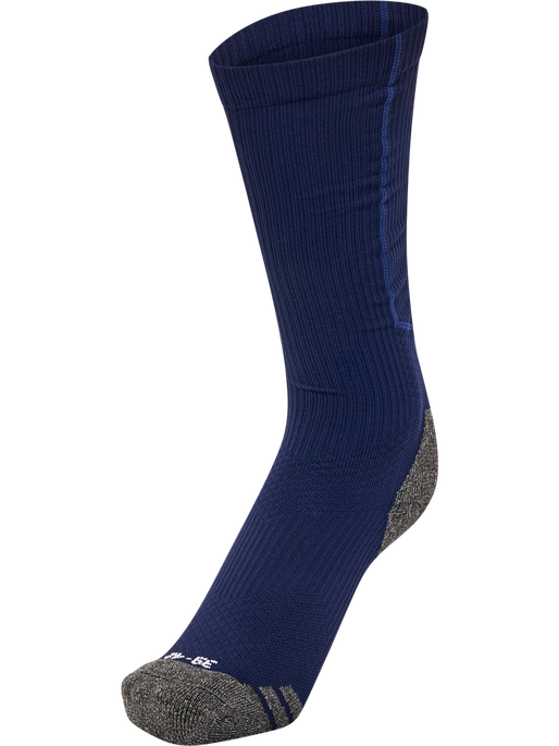 hmlPRO TRAINING SOCKS HIGH, MARINE/WHITE, packshot