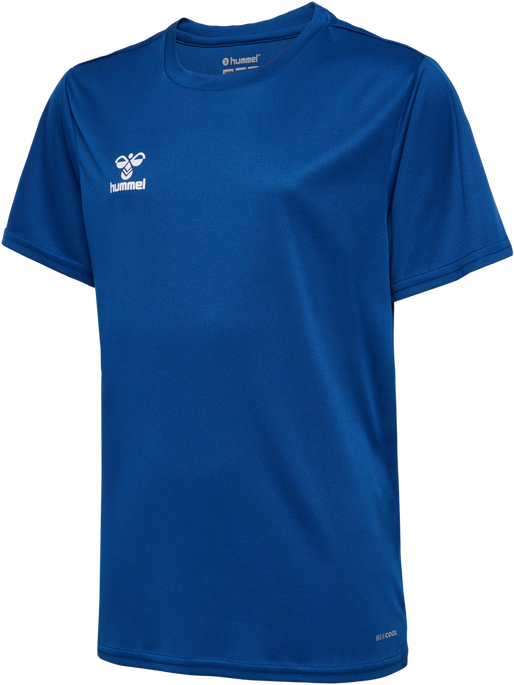 hmlESSENTIAL JERSEY S/S KIDS, TRUE BLUE, packshot