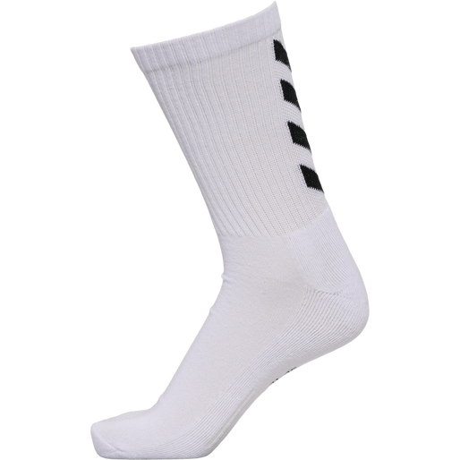 FUNDAMENTAL 3-PACK SOCK, WHITE FUNDAMENTAL 3-PACK SOCK, WHITE, packshot