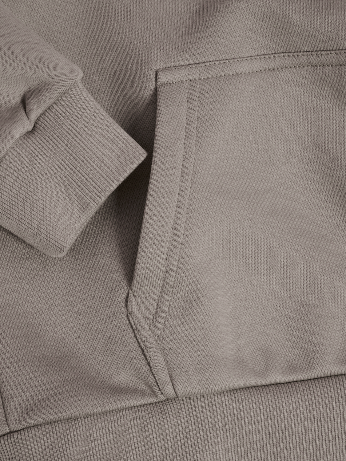 hmlJR LOOSE HOODIE BEE, ROCK RIDGE, packshot