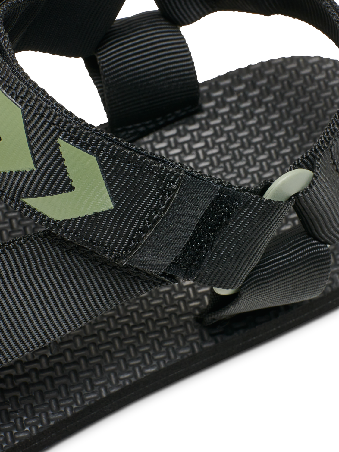 STRAP SANDAL, BLACK, packshot