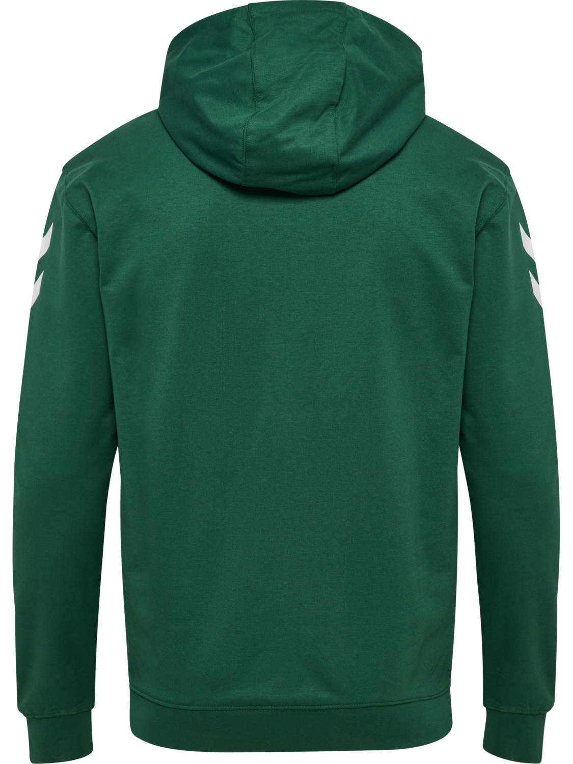 hmlGO 2.0 CHEVRON ZIP HOODIE, EVERGREEN, packshot