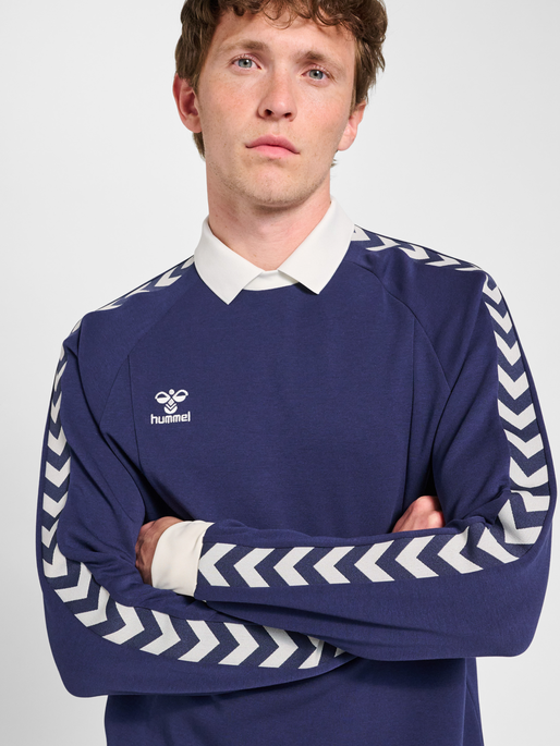 hmlROOT POLO L/S, MARINE, model