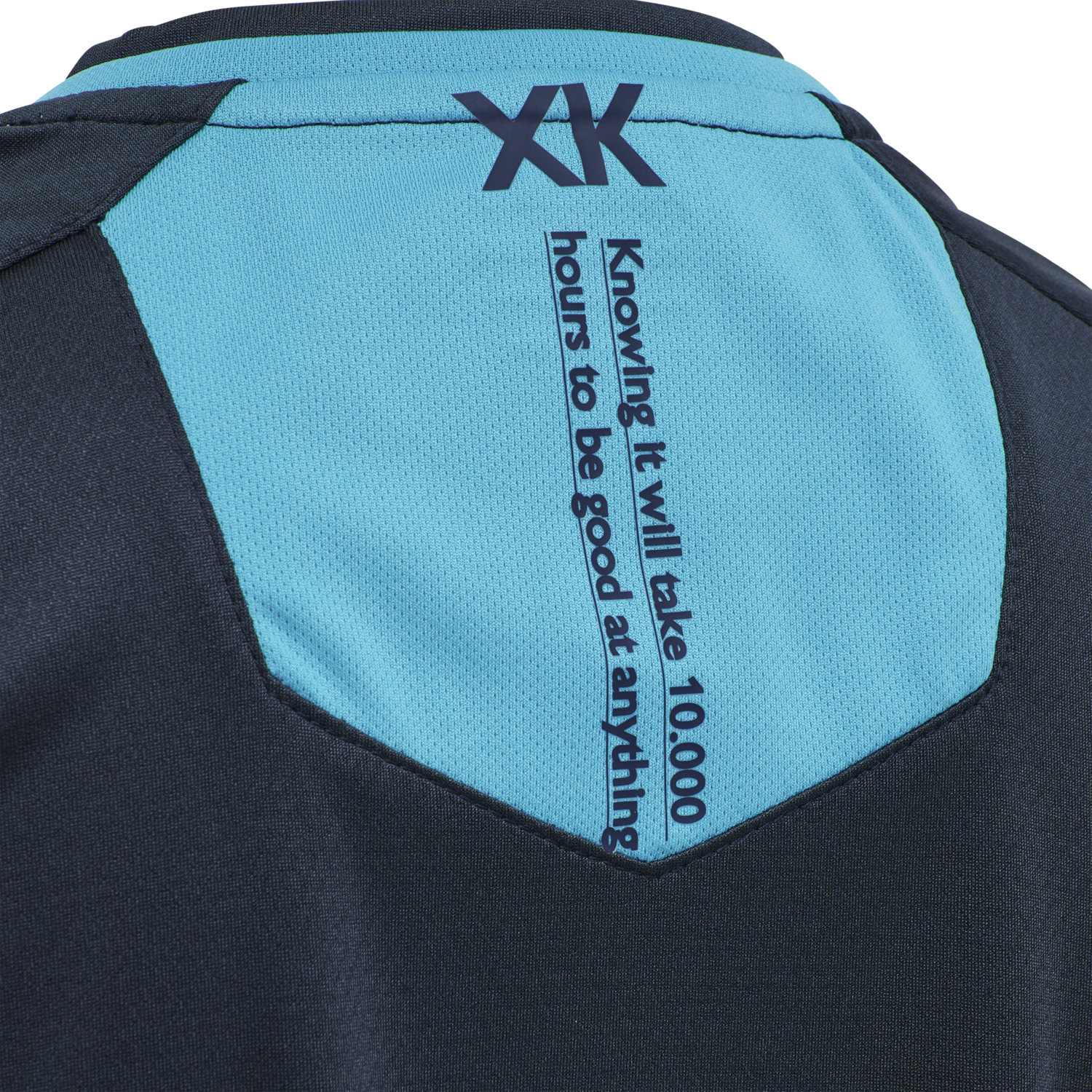 hmlACTION POLY JERSEY S/S WOMAN, BLACK IRIS/ATOMIC BLUE, packshot