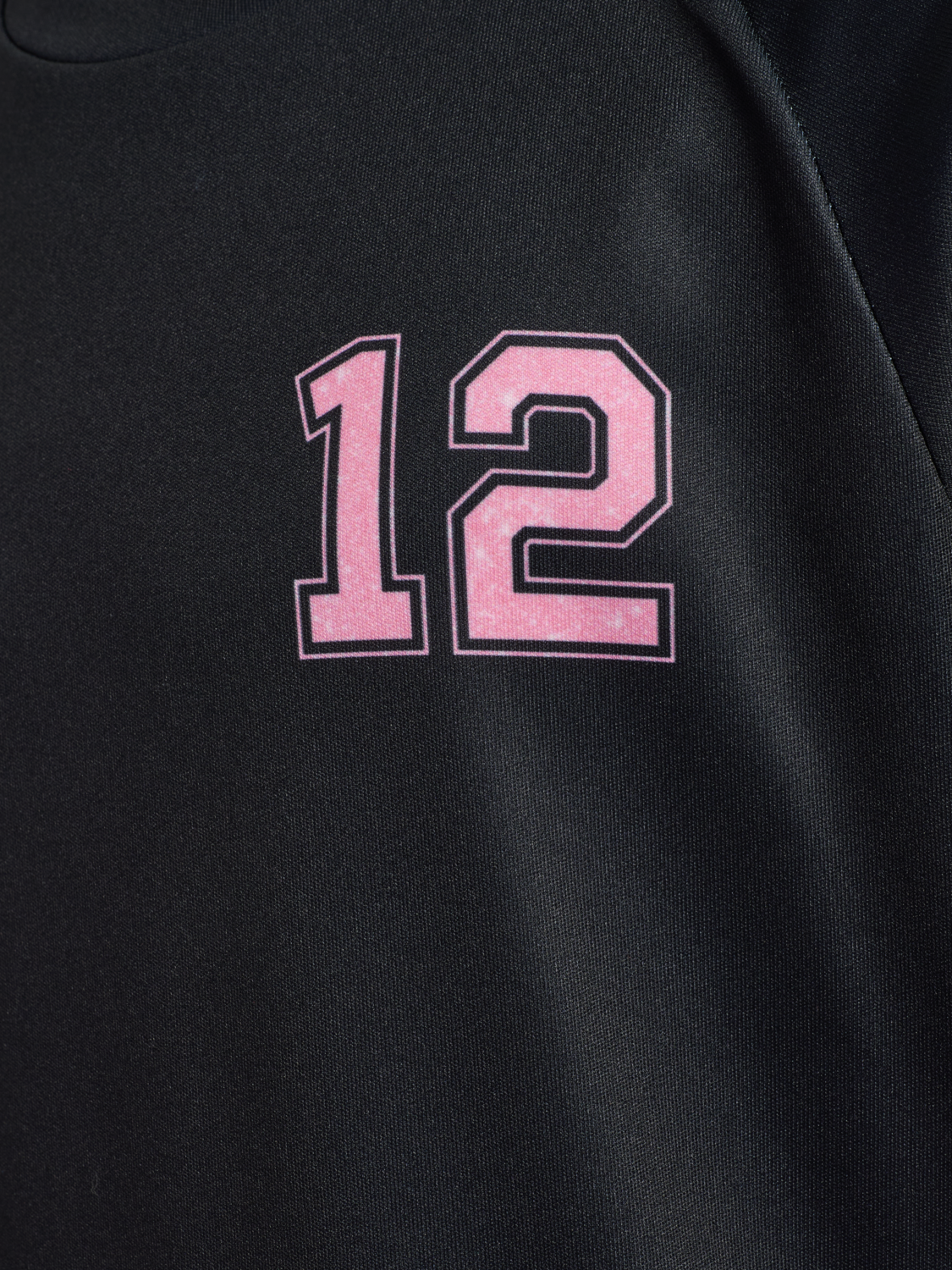 hmlSHIMMER T-SHIRT S/S, BLACK/BRIDAL ROSE, packshot