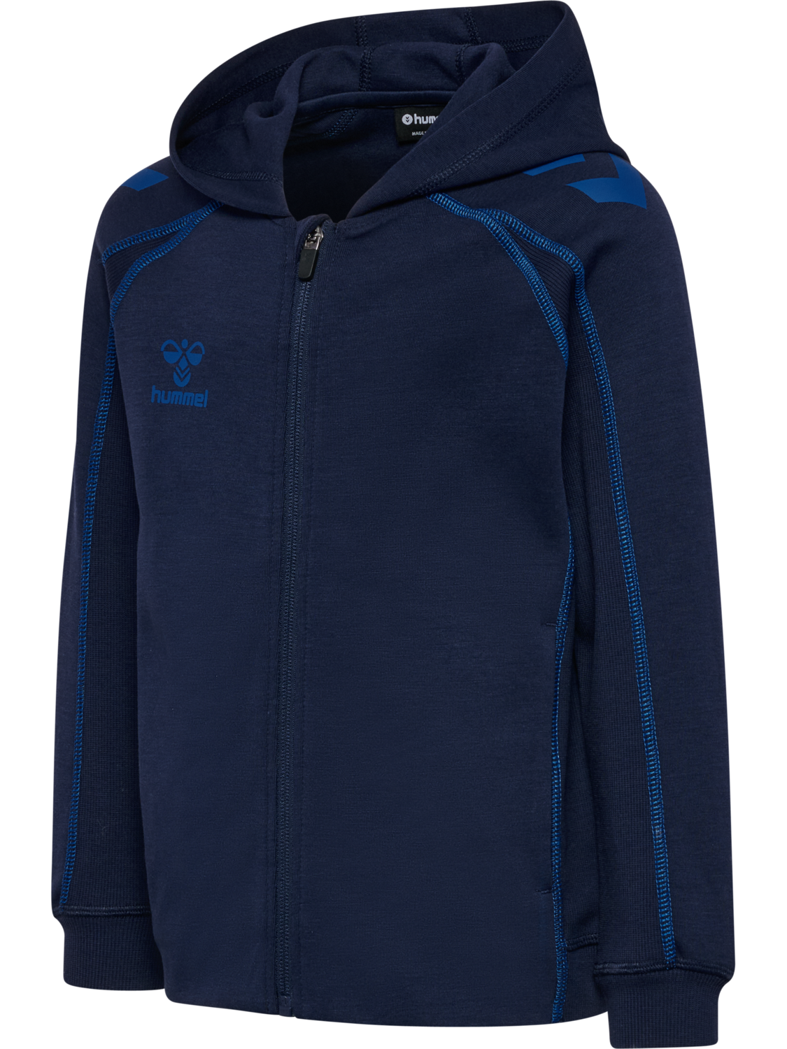 hmlMOVE 2.0 ZIP HOODIE KIDS, MARINE, packshot
