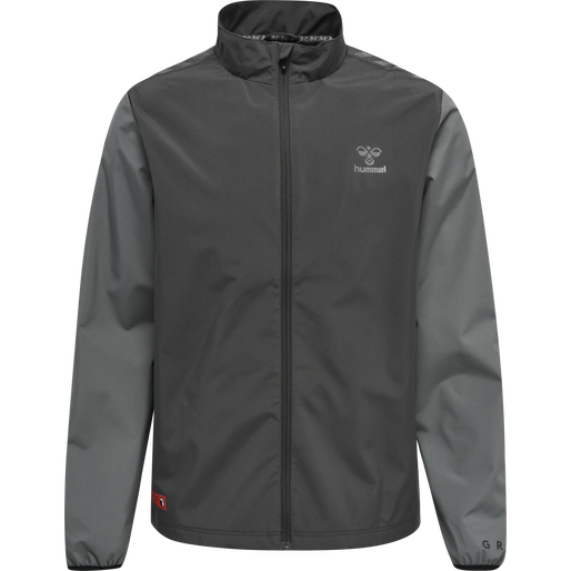 hmlPRO GRID TRAINING JACKET, FORGED IRON/QUIET SHADE, packshot
