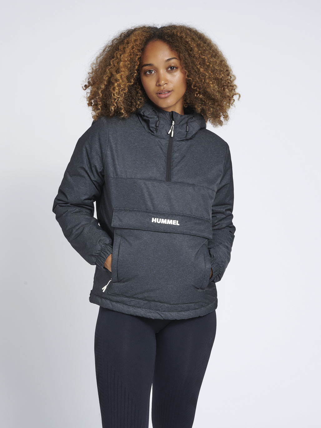Women's gray anorak jacket on sale