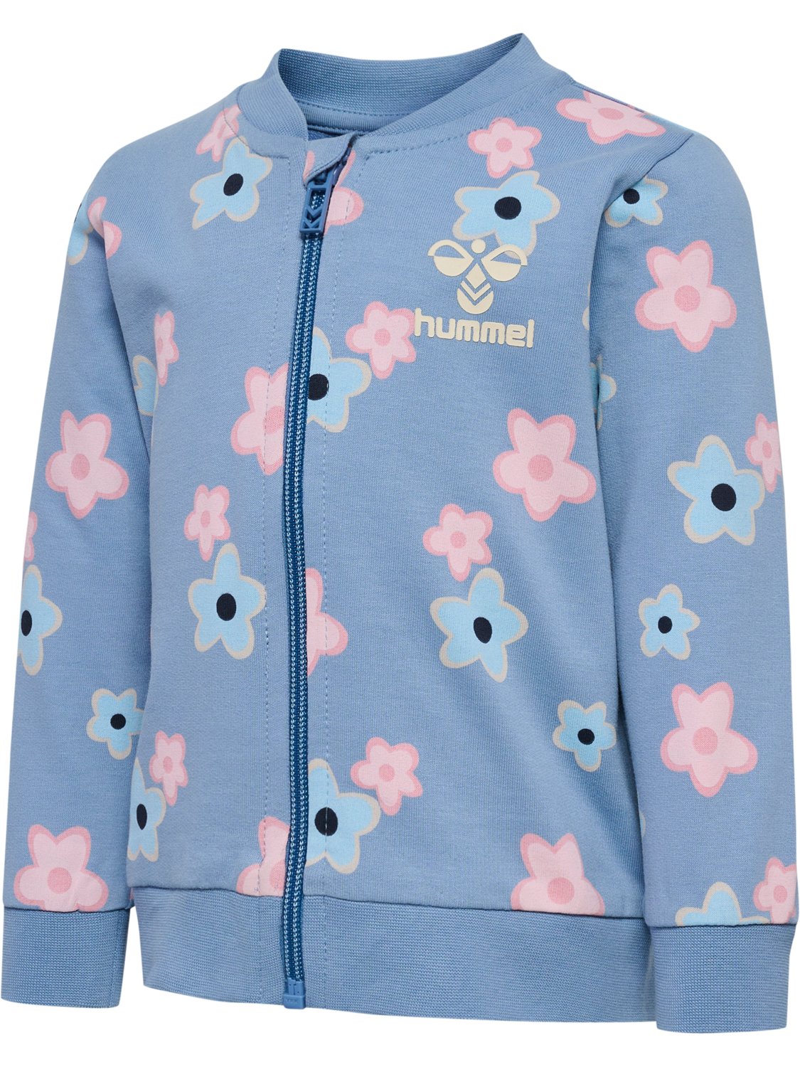 hmlRINNA ZIP JACKET, FADED DENIM, packshot