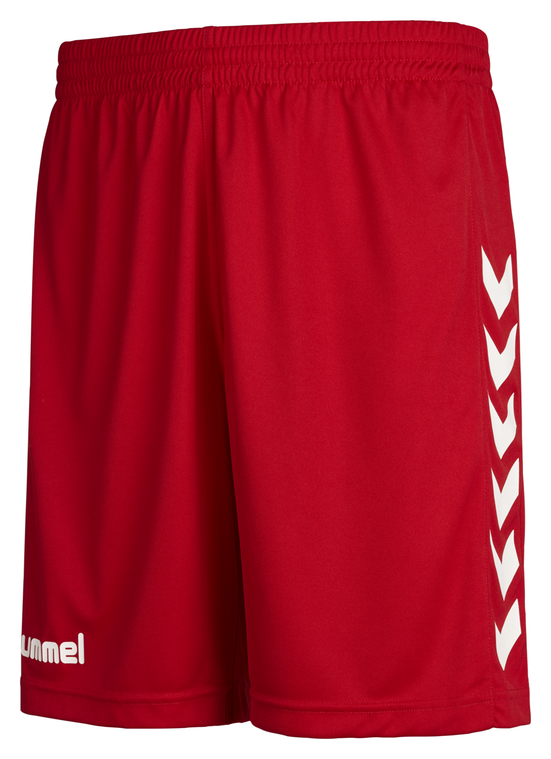 Red polyester shorts Clearance