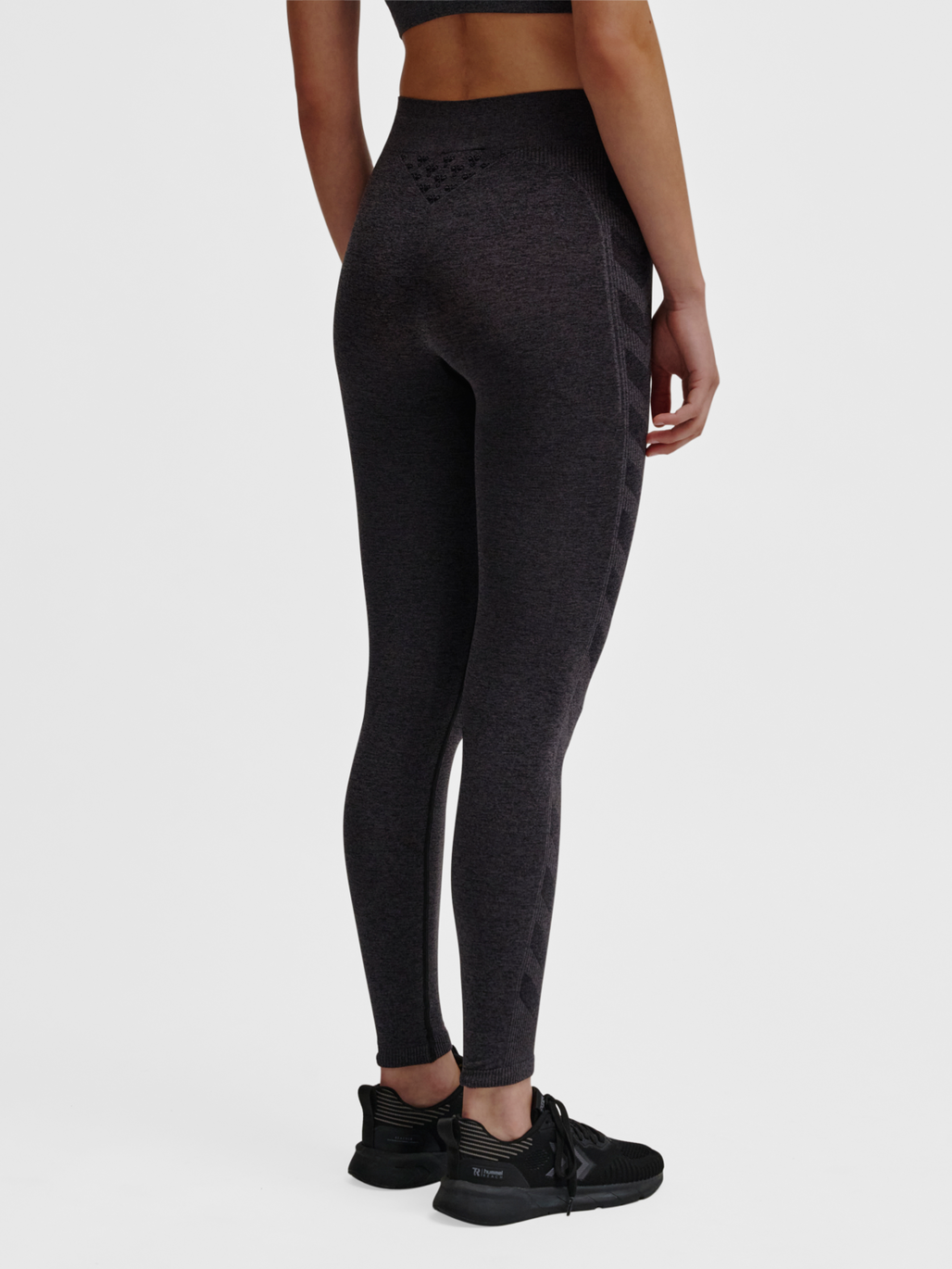Melange ankle length leggings black 2025