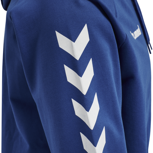 hummel GO COTTON ZIP HOODIE TRUE BLUE hummel