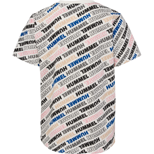 hmlCALEB T-SHIRT S/S, MARSHMALLOW, packshot