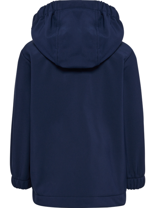 hmlMARS TEX MINI SOFTSHELL JACKET, BLACK IRIS, packshot