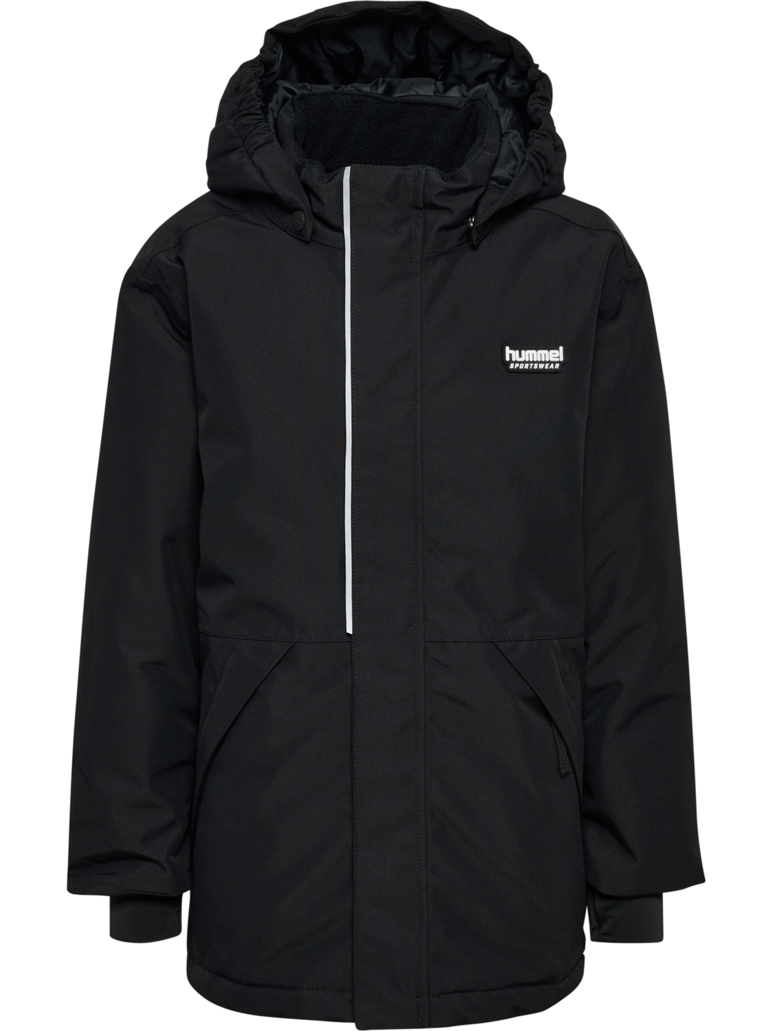 hmlJR SNOW JACKET WP 10K, BLACK, packshot