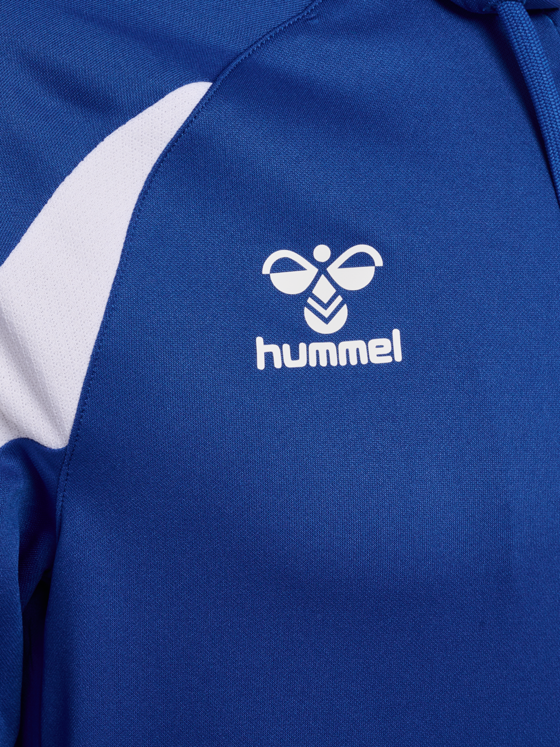 hmlCORE 2.0 ZIP HOODIE, TRUE BLUE/WHITE, packshot