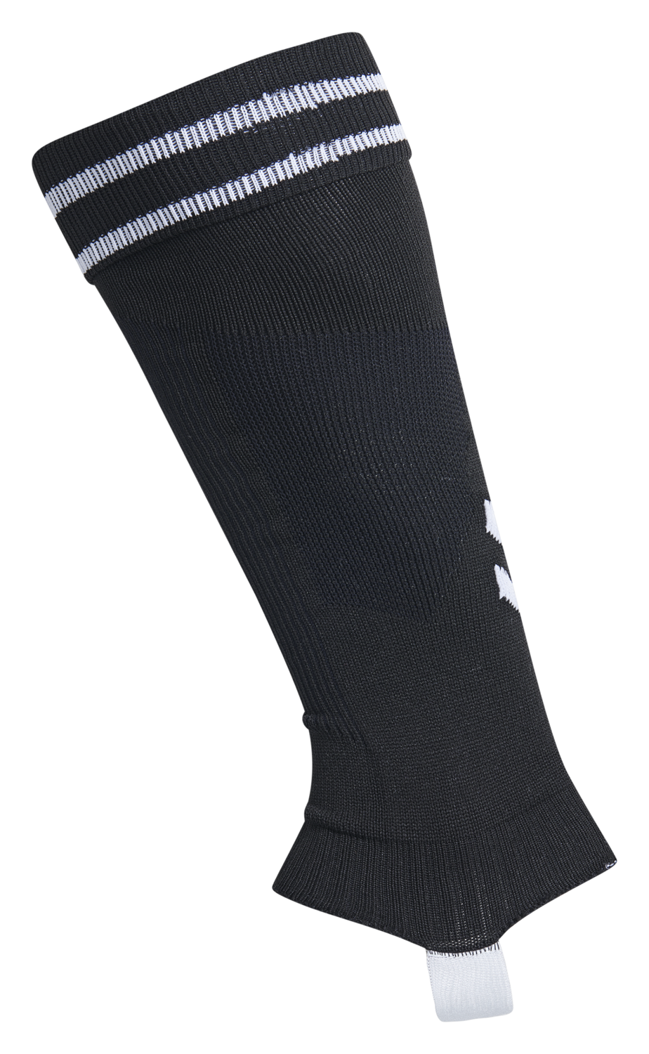 Footless football socks black clearance