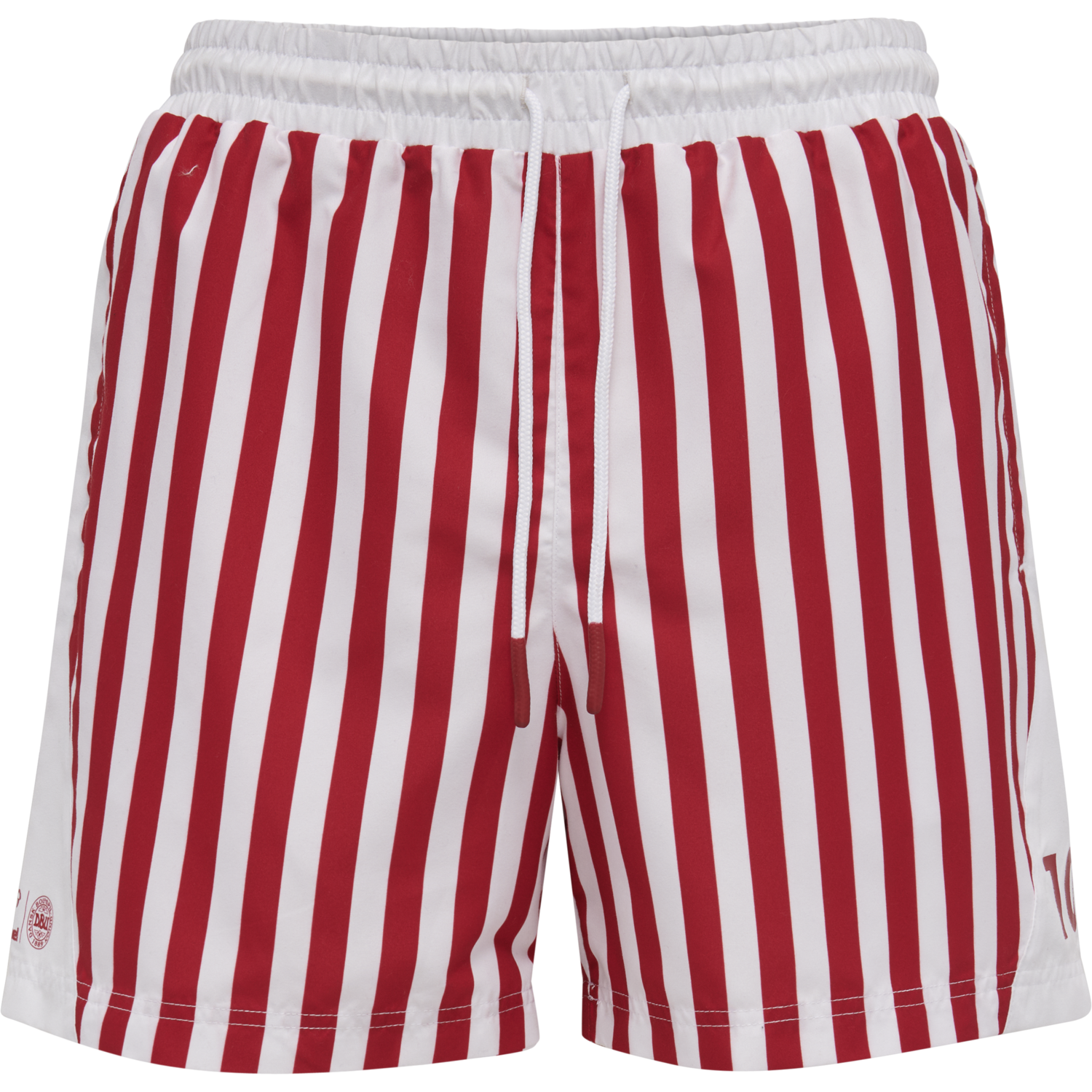 DBU FAN 2020 SWIM SHORTS, TANGO RED, packshot