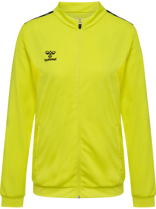 hmlAUTHENTIC PL ZIP JACKET WOMAN, BLAZING YELLOW, packshot