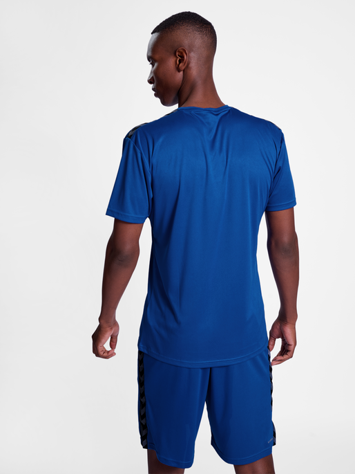 hmlAUTHENTIC PL JERSEY S/S, TRUE BLUE, model