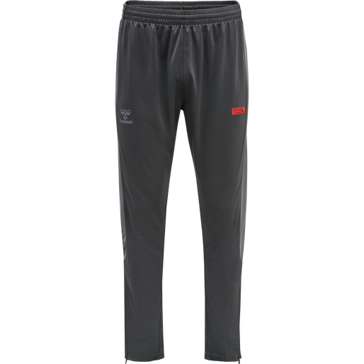 hmlPRO GRID POLY PANTS, FORGED IRON/QUIET SHADE, packshot