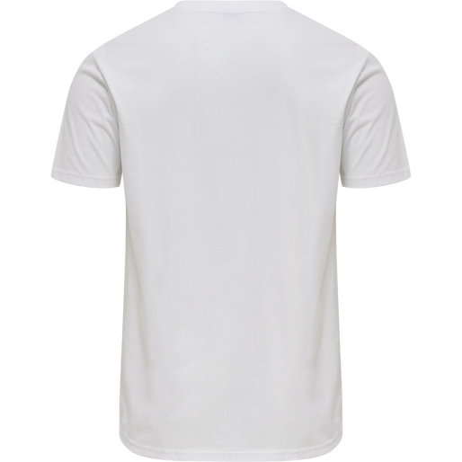 hmlRED BASIC T-SHIRT S/S, WHITE, packshot