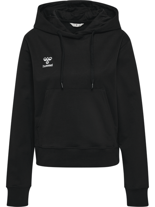 hmlGO 2.0 HOODIE WOMAN, BLACK, packshot