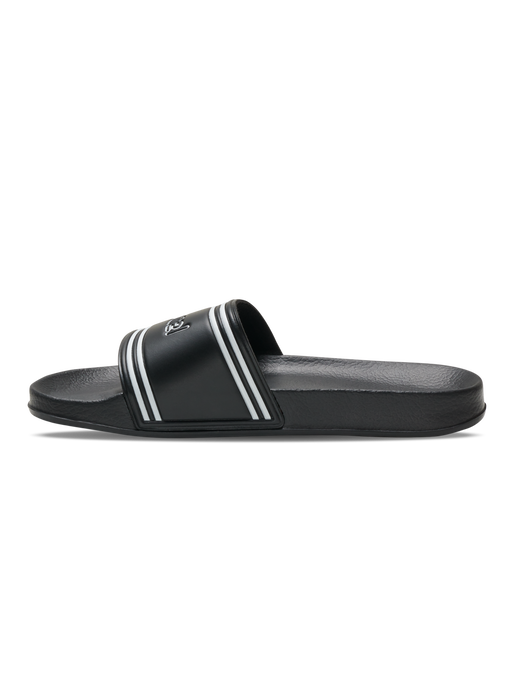 POOL SLIDE RETRO, BLACK/WHITE, packshot