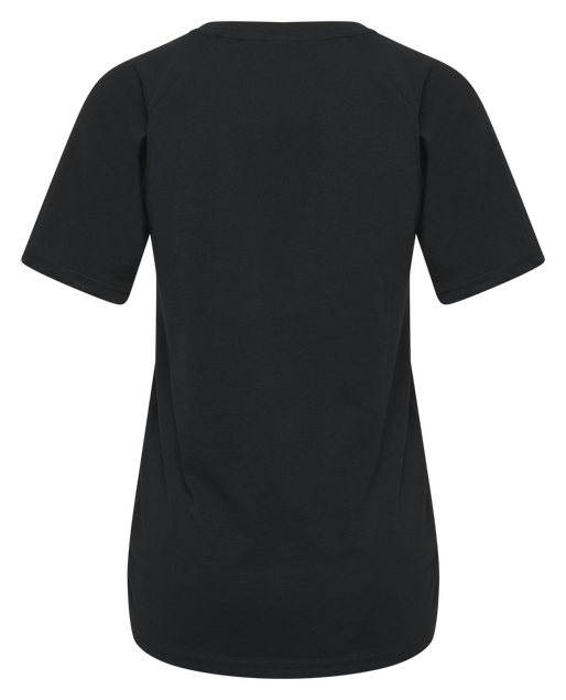 hmlZENIA T-SHIRT S/S, BLACK, packshot