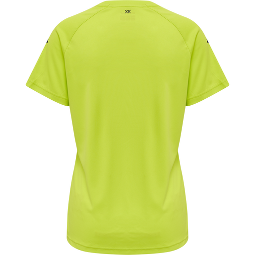 hmlCORE XK CORE POLY TEE  S/S WOMAN, LIME POPSICLE, packshot