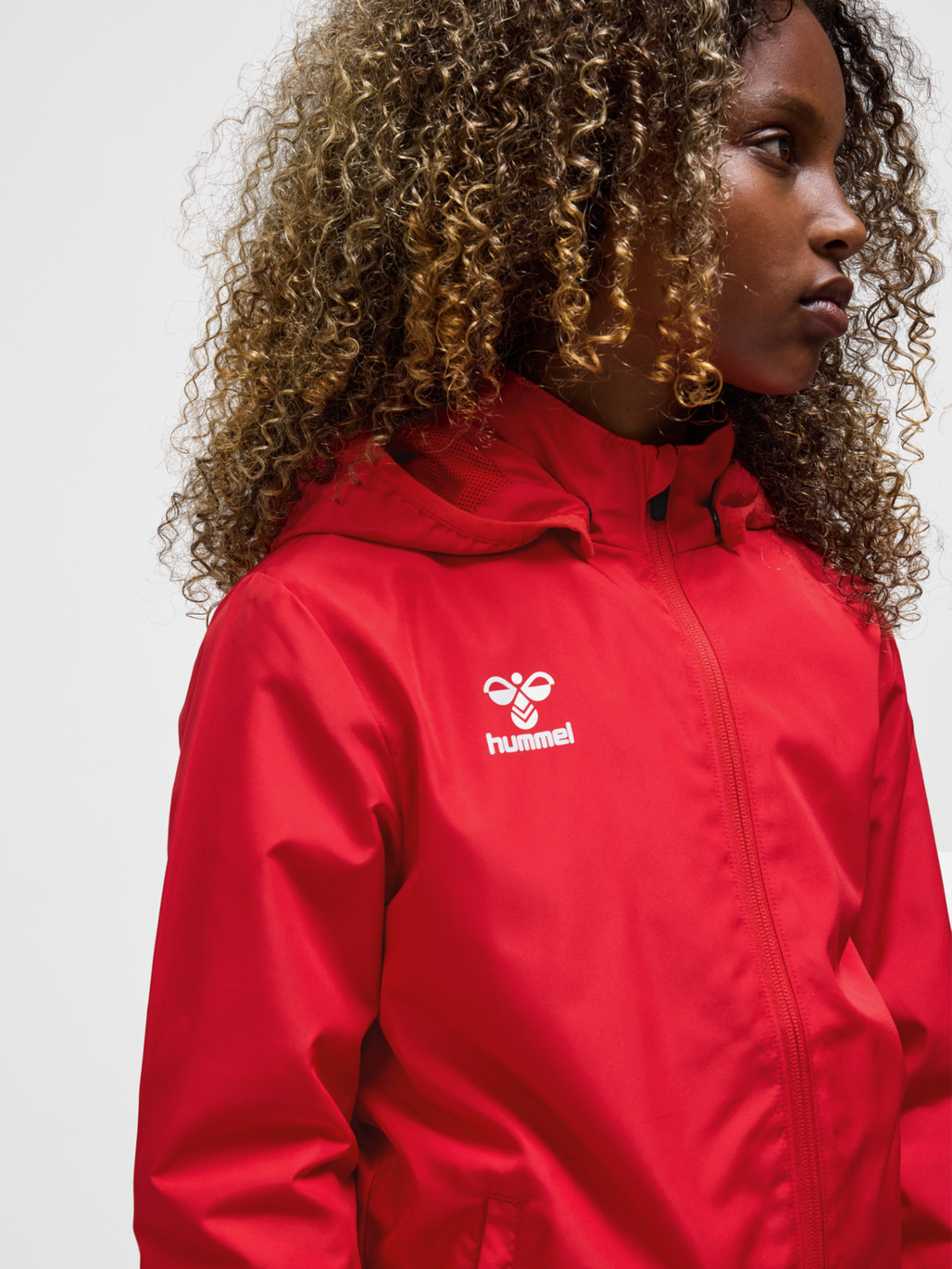 hummel ESSENTIAL AW JACKET KIDS TRUE RED hummel