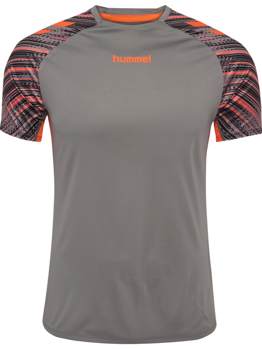 hmlBLAZE PRO TRAINING JERSEY S/S, STEEL GRAY hmlBLAZE PRO TRAINING JERSEY S/S, STEEL GRAY, packshot