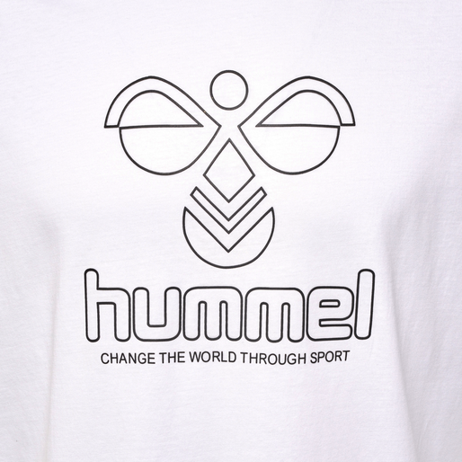 hummel ICONS GRAPHIC T-SHIRT - WHITE