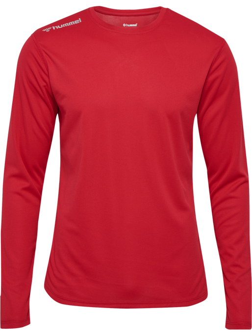 hmlRUN JERSEY L/S, TANGO RED hmlRUN JERSEY L/S, TANGO RED, packshot