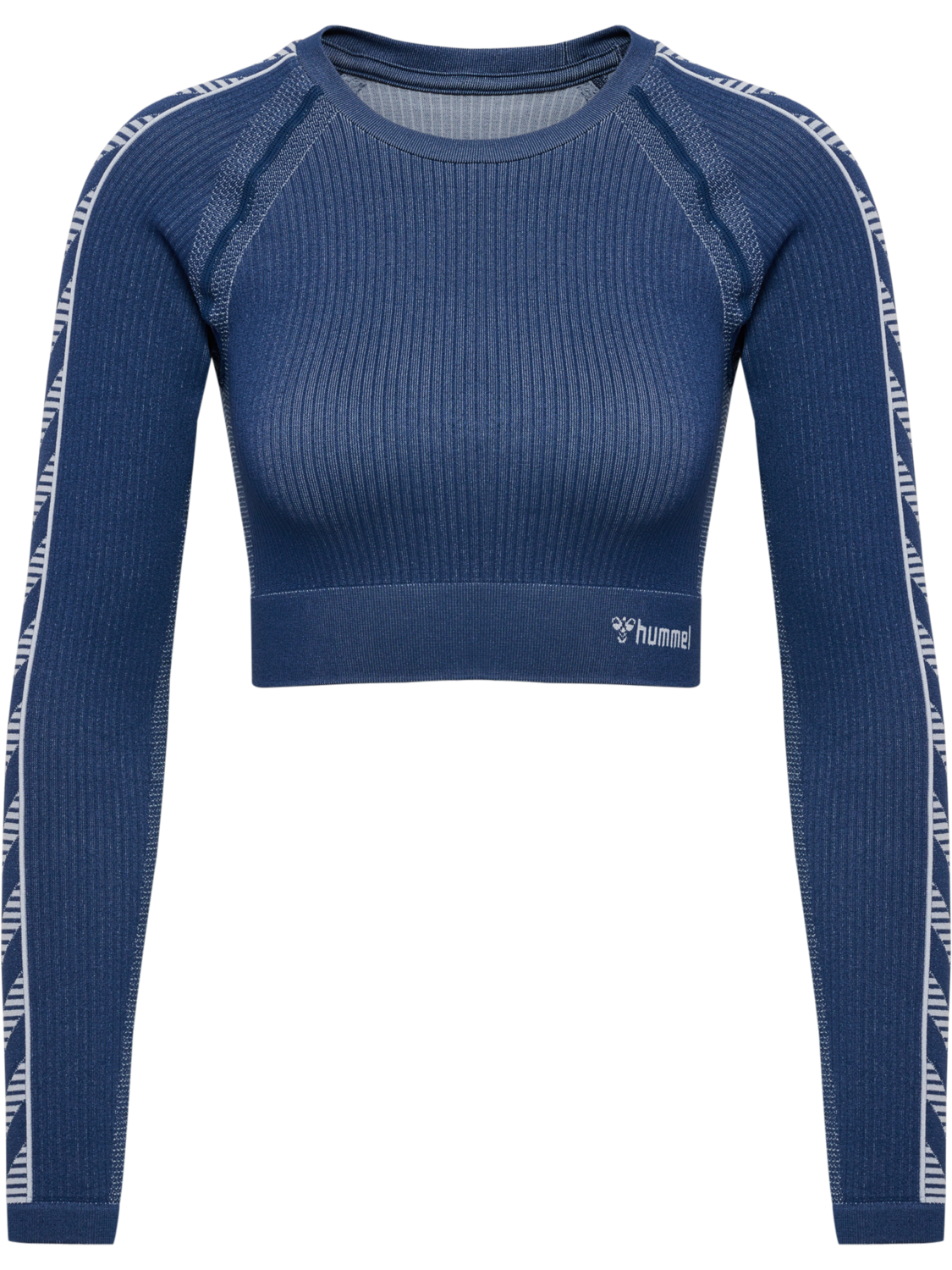 hmlMT BLAZE SEAMLESS T-SHIRT L/S, INSIGNIA BLUE, packshot