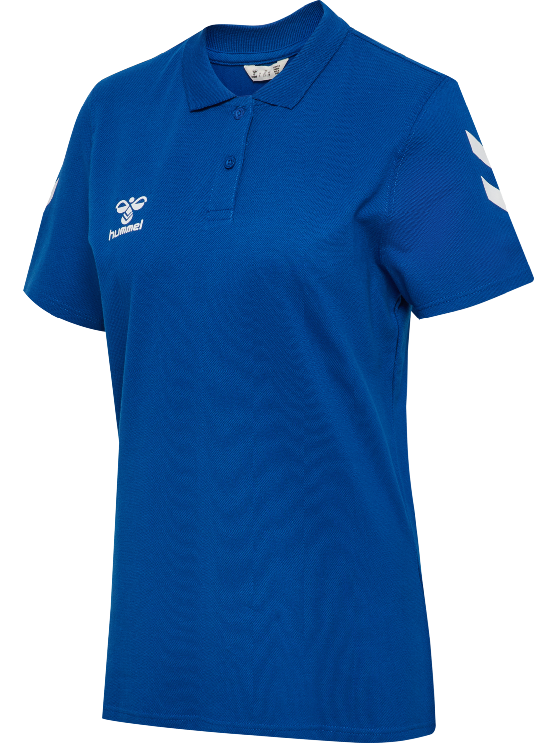 hmlGO 2.0 CHEVRON POLO WOMAN, TRUE BLUE, packshot