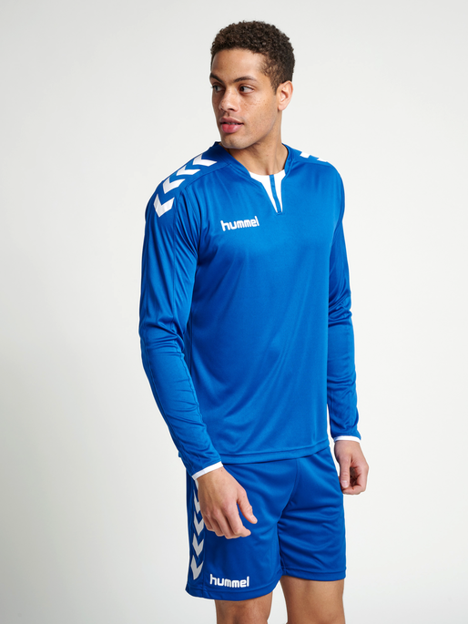 Hummel Core Ls Poly Jersey True Blue Pr Hummel Net