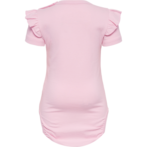 hmlDREAM RUFFLE BODY S/S, PARFAIT PINK, packshot