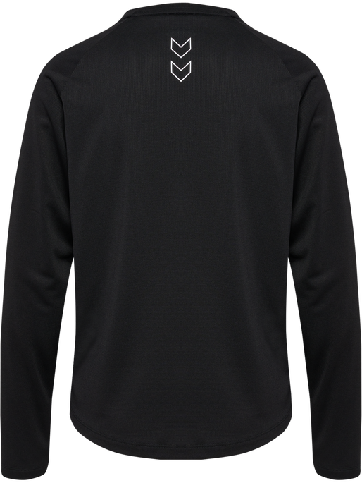 hmlCOURT LIGHT WEIGHT T-SHIRT L/S W, BLACK, packshot