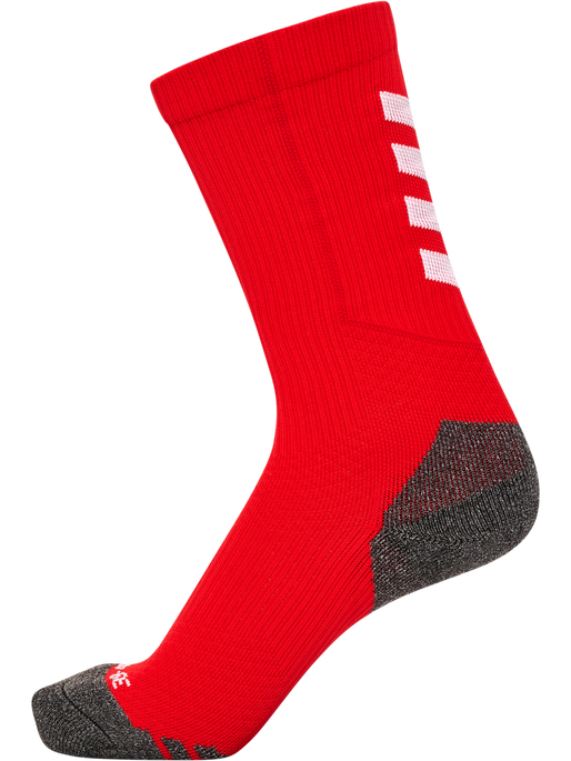 hmlPRO TRAINING SOCKS LOW, TRUE RED/WHITE, packshot